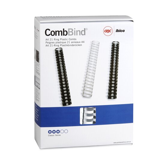 GBC Binding Comb 32mm White – Pack of 50 (BEP32W50)