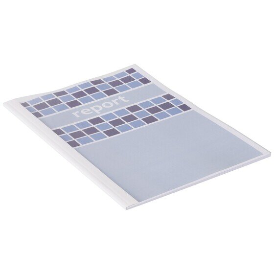 GBC Thermal Binding Covers – 1.5mm White, Pack of 100