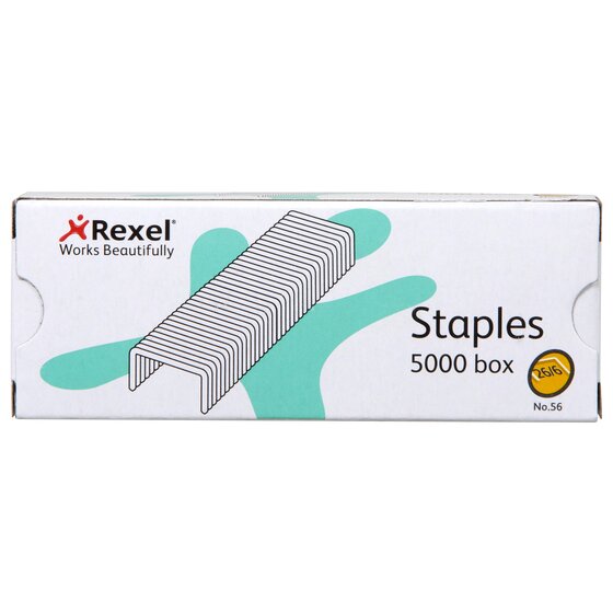 REXEL No.56 Staples 26/6mm – Box of 5,000