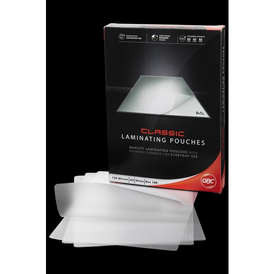GBC Laminating Pouch A5 125 Micron – Pack of 100