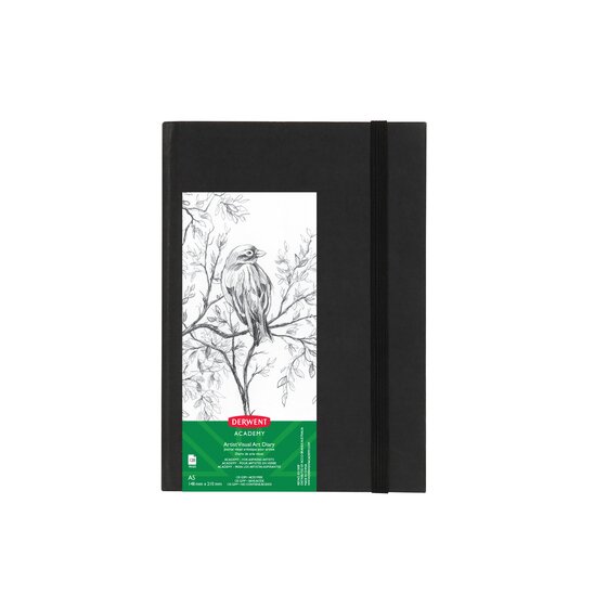 Derwent Academy Visual Art Diary Hardcover A5 Portrait 120 Pages 140gsm Cartridge