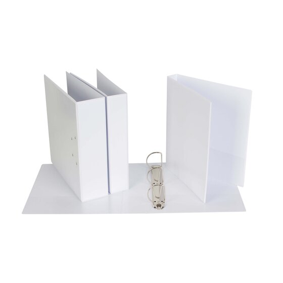 Ecowise A4 Polypropylene Insert Binder — 3D Ring 40 mm, No Spine Label