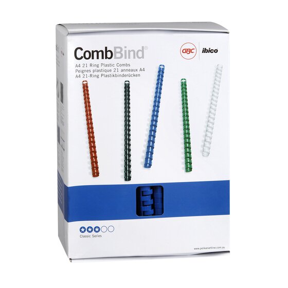 GBC Binding Comb 19mm Blue – Pack of 100