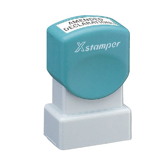 Multistamp XStamper CUST N04 Pre-Inked Rubber Stamp – Size 16