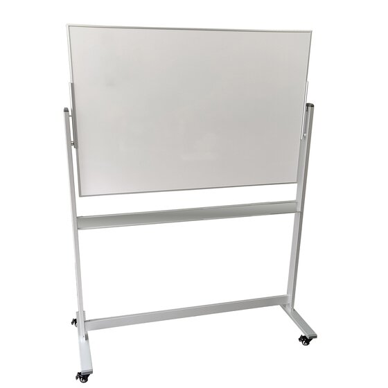 Quartet Slimline Magnetic Porcelain Mobile Whiteboard 1500 x 1200mm