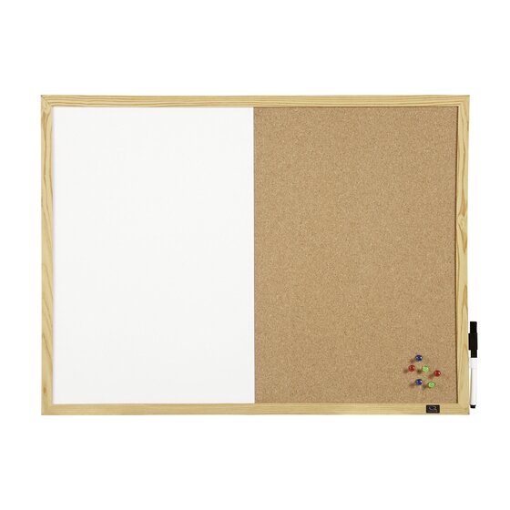 Quartet Combo Board Pine Frame 600 x 900mm