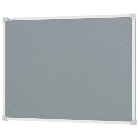 Quartet Felt Bulletin Board 600 x 900 mm – Grey (Aluminium Frame)