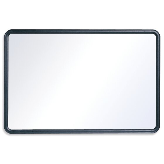 Quartet Contour Whiteboard Graphite 600 x 900mm – Melamine Writing Surface, Rounded Frame