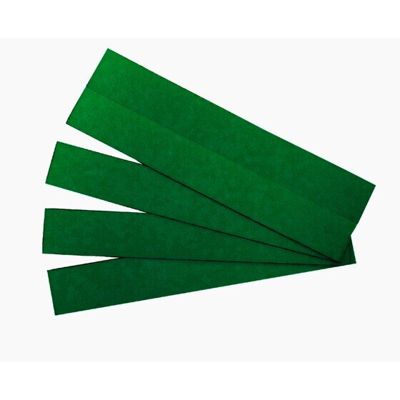 Quartet Magnet Strips 22 x 150mm Green (25 Pack)