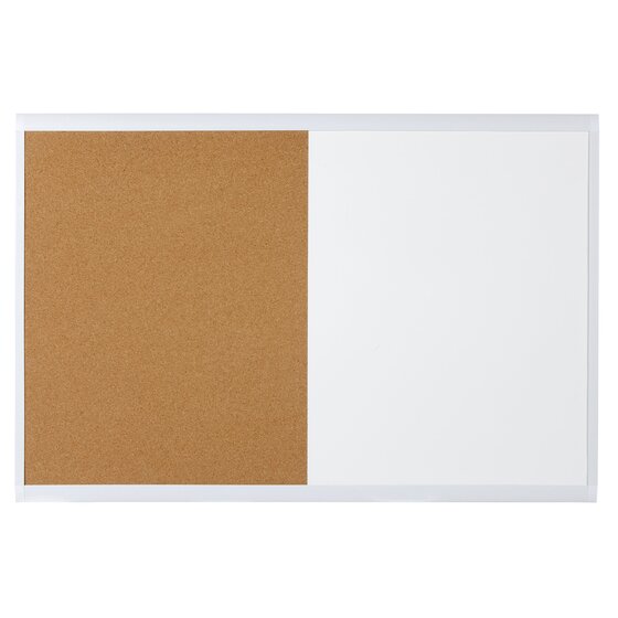Quartet Basics Combo Board, White Frame, 600 x 900 mm