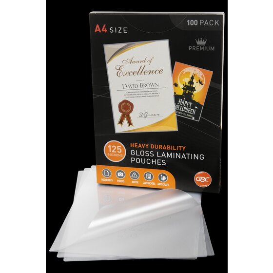 GBC Laminating Pouch A4 125 Micron – Pack of 100