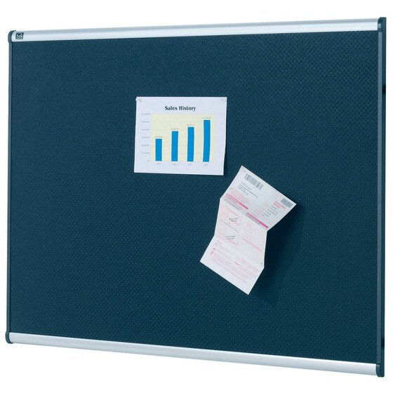 Quartet Prestige Bulletin Board – Black Foam, Aluminium Frame, 1200 x 1800mm