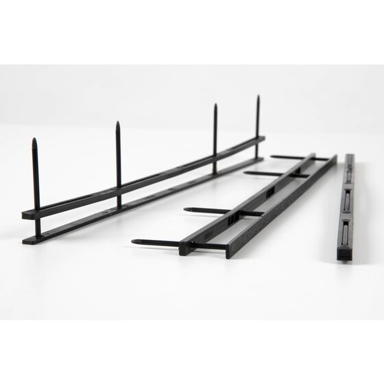 GBC EVB 4-Prong Binding Strips – Black – Pack of 25