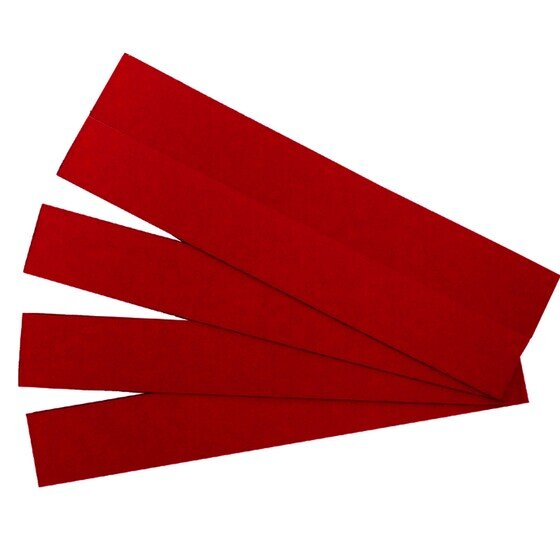 Quartet Magnet Strips 22 x 150mm Red – Pack of 25