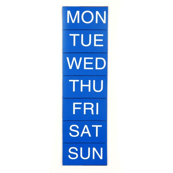 Quartet Magnetic Days Organiser – Blue, Pack of 7