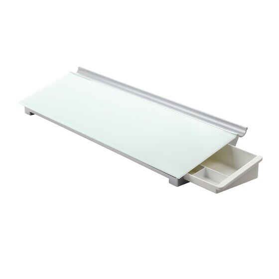 Quartet Glass Board Desktop 150 x 460 mm – Dry-Erase Notepad Pad