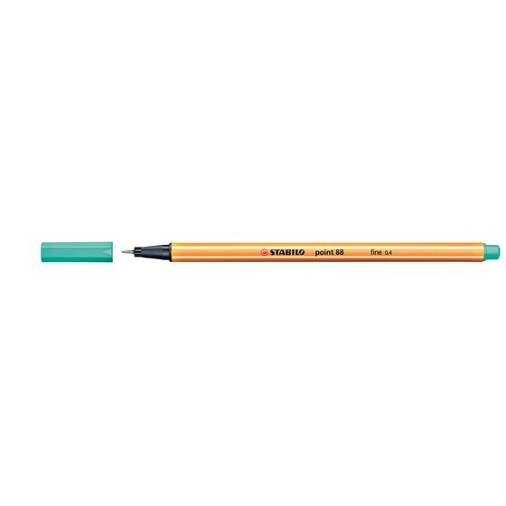 Stabilo Point 88 Fineliner – Pastel Ice Green | 0.4mm Metal Tip