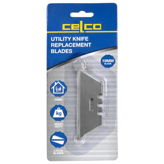 CELCO Replacement Blades – Utility Card, Pack of 5