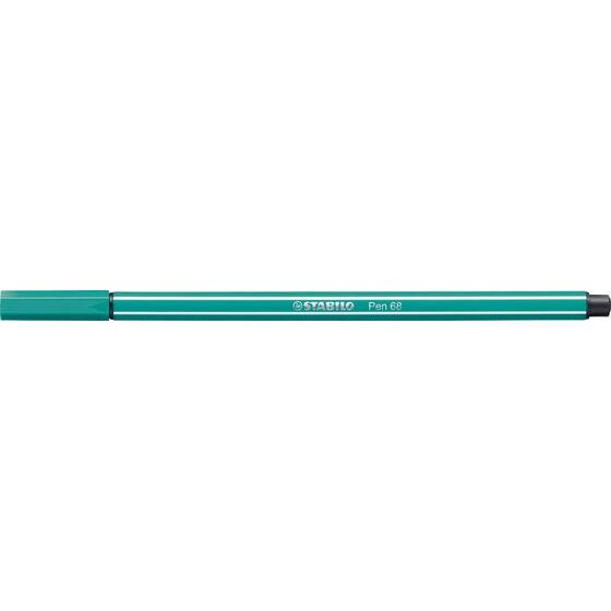 Stabilo Pen 68 Fibre Tip Pen – Turquoise Blue | 1.0mm M-Tip | Journaling, Notes & Sketches
