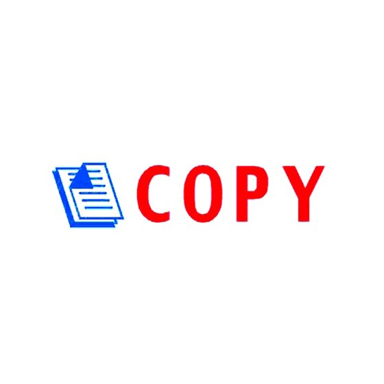 Deskmate Pre-Inked Office Stamp – Copy Blue/Red | 100,000 Impressions