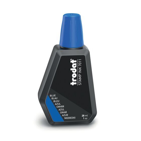Trodat 7011 Stamp Pad Ink 28ml Blue