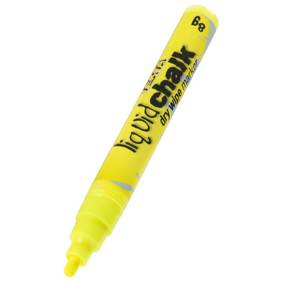 Texta Liquid Chalk Marker – Dry Wipe, Yellow