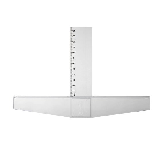 Celco Double-Sided T-Square – 45cm Clear Perspex