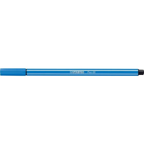 Stabilo Pen 68 Fibre Tip Pen – Dark Blue | 1.0mm M-Tip Felt Marker
