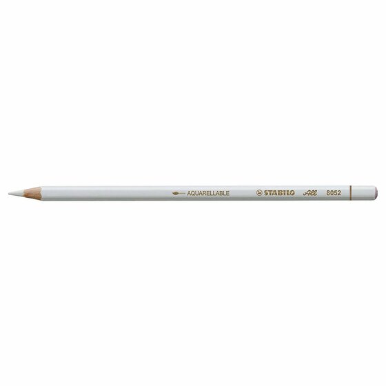 STABILO All Pencil White – Box of 12 | Writes on Glass, Plastic & Metal