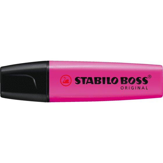 STABILO BOSS HIGHLIGHTER PINK BOX 10