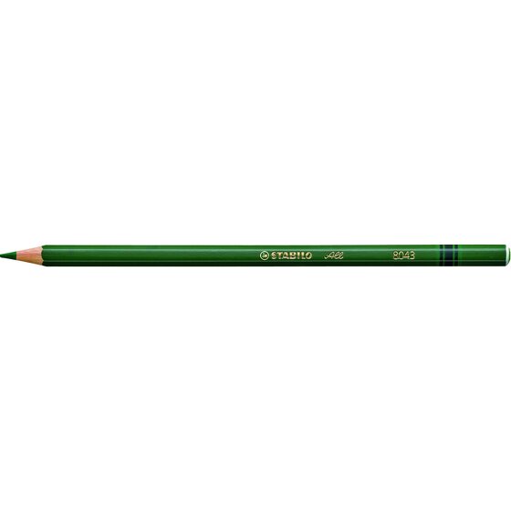 STABILO All Pencil Green – Box of 12 | Xylene-Free Multi-Surface Pencil