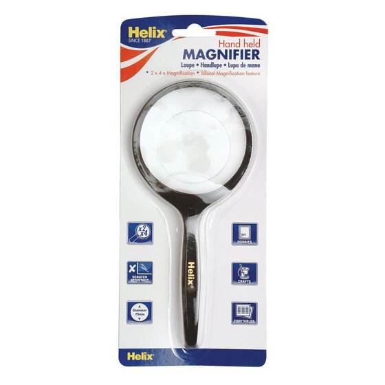 Helix Magnifying Glass – Scratch-Resistant Lens, Ergonomic Grip