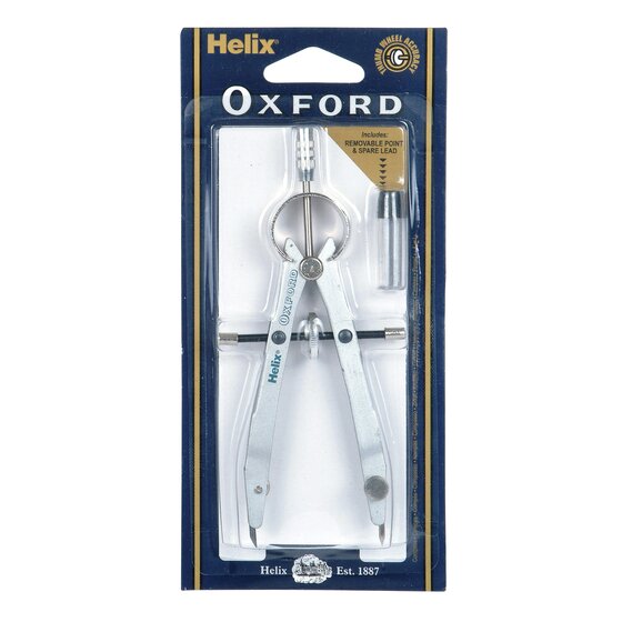Helix Oxford Spring Bow Compass – Precision Drawing for Students & Professionals