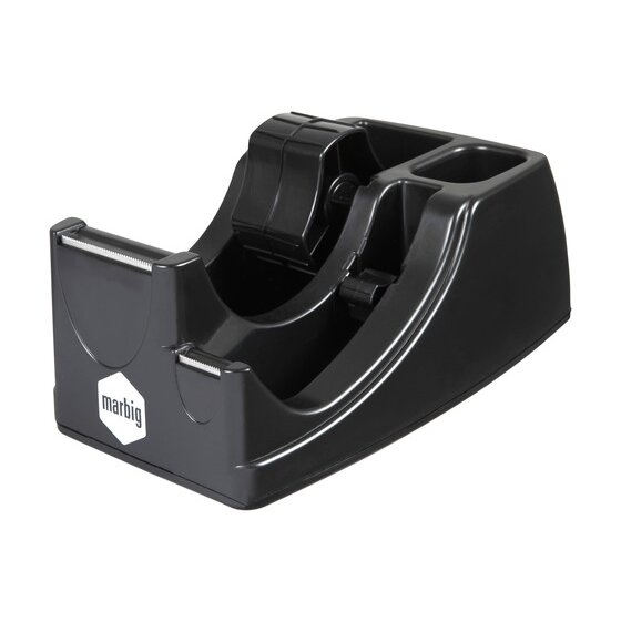 Marbig Professional 2-in-1 Heavy Duty Tape Dispenser – Black
