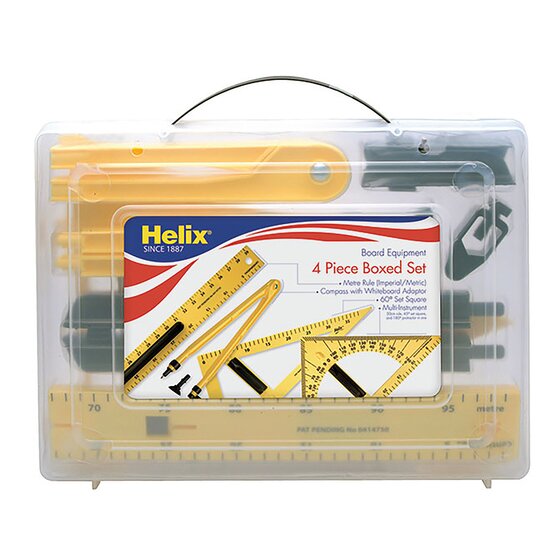 Helix Whiteboard Equipment Box Set – 4-Piece