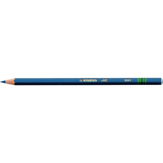 STABILO All Pencil Blue – Box of 12 | Multi-Surface Writing Pencil