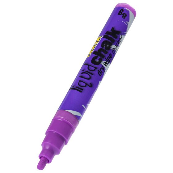 Texta Liquid Chalk Marker – Dry Wipe, Purple