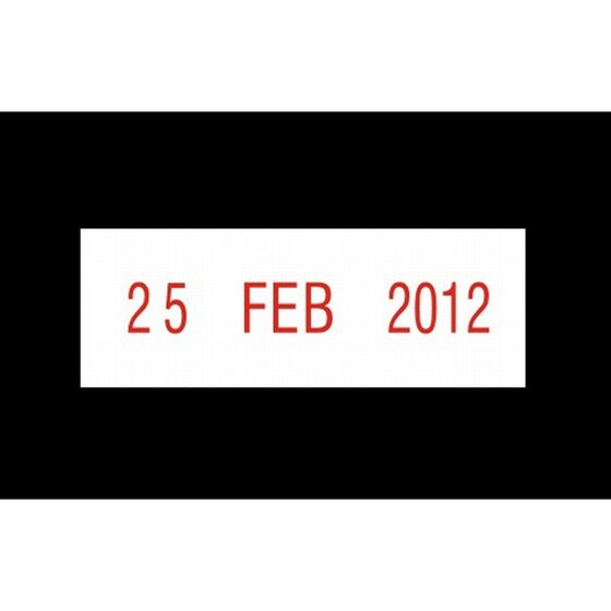 DESKMATE Self-Inking Dater Stamp – Red Ink | Day, Month & Year