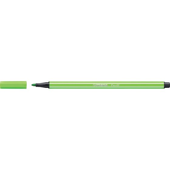 STABILO Pen 68 Fibre Tip Pen – Light Green | 1.0mm M-Tip