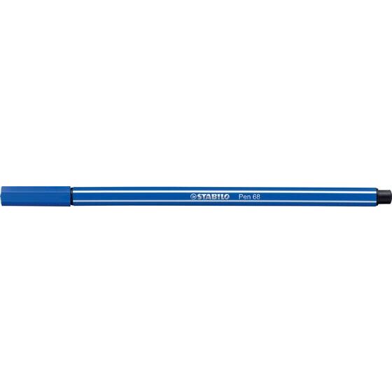 STABILO Pen 68 Fibre Tip Pen – Ultramarine, 1.0mm M-Tip