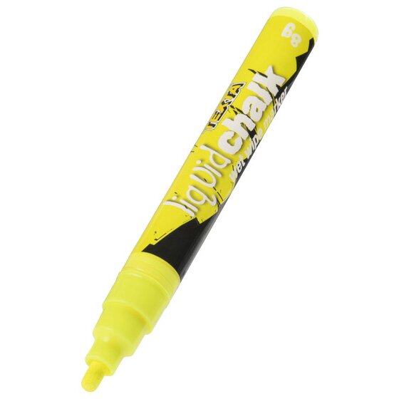 Texta Liquid Chalk Wet Wipe Marker – Yellow | Blackboards & Glossy Surfaces