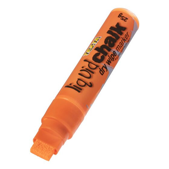 Texta Jumbo Liquid Chalk Marker – Dry Wipe, Orange
