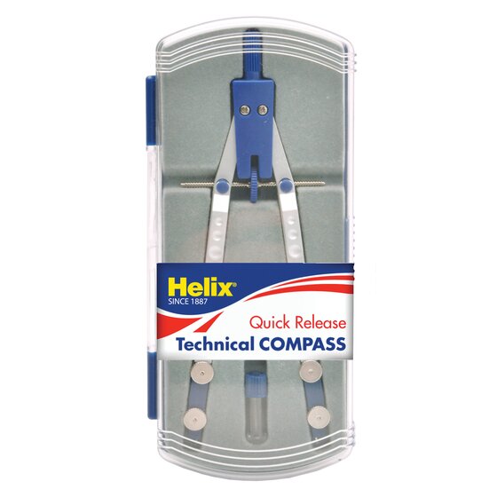 Helix Precision Quick Release Compass – Fast Adjustments, Accurate Drawing