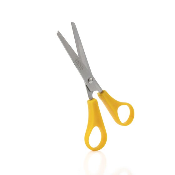 CELCO Yellow School Scissors 160mm – Blunt Tip, Stainless Steel Blades