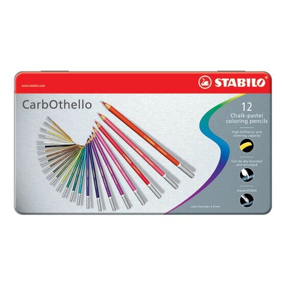 Stabilo CarbOthello Pastel Pencils – Box of 12