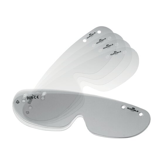 Durable Replacement Shields for Safety Glasses – Pack of 25 | PET Film