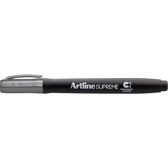 Artline Supreme Permanent Marker – Chisel Tip, Grey