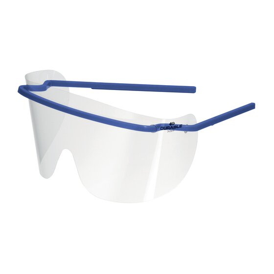 Durable Safety Glasses – Navy – Pack of 25 | PET Film Splash & Debris Protection