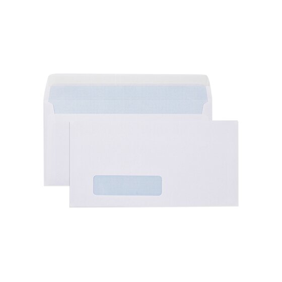 Cumberland Strip Seal Correspondence Envelope 80gsm DL (120 x 235mm) White – Box of 500