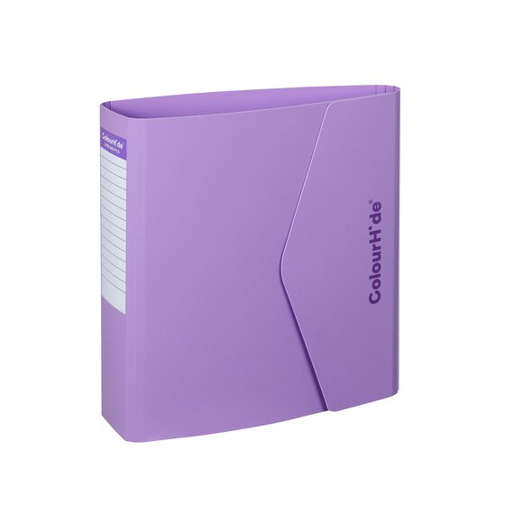 COLOURHIDE Lever Arch File PP A4 70mm – Purple